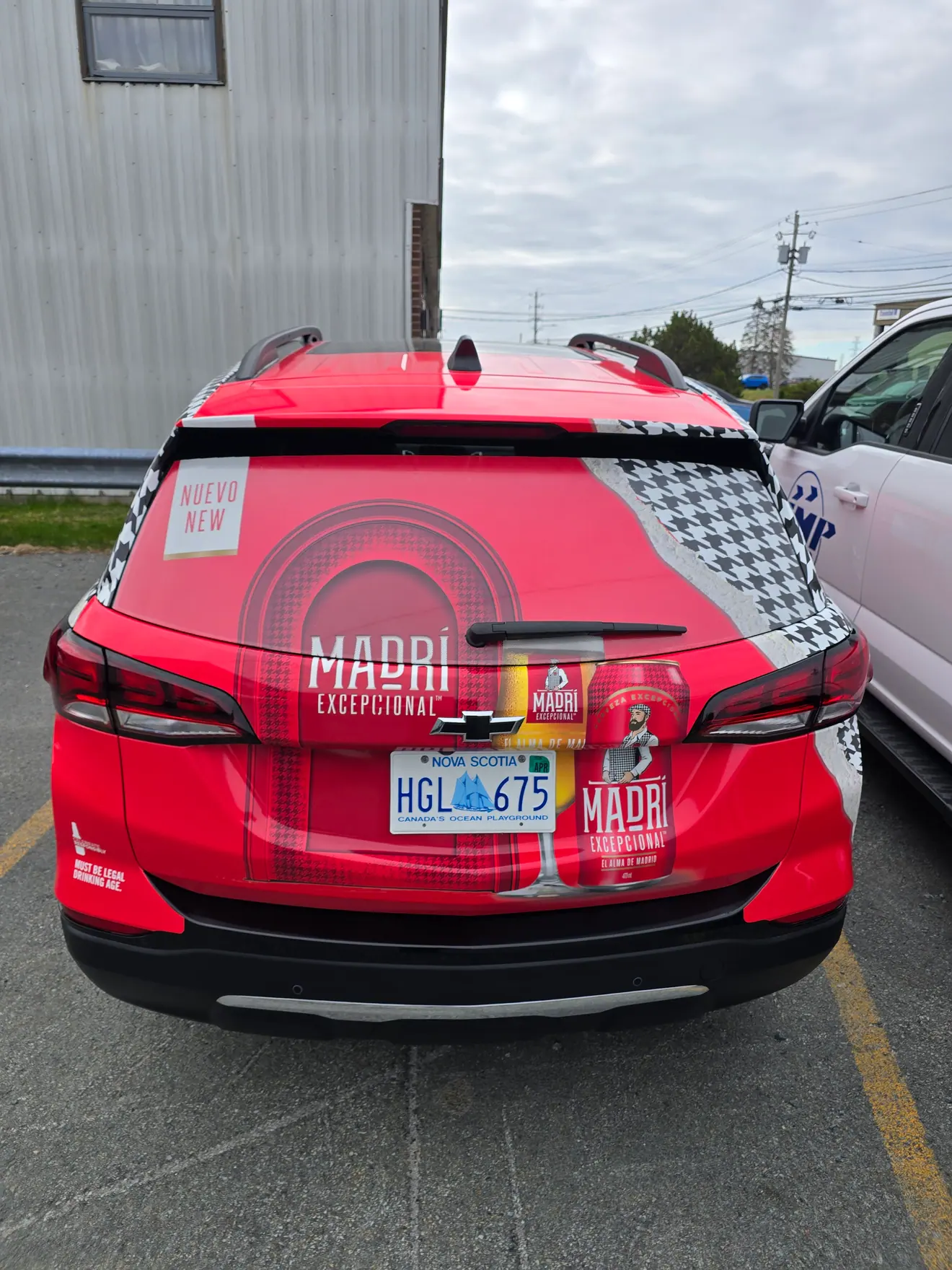 Vehicle wrap project by ProFleet Graphics in Nova Scotia