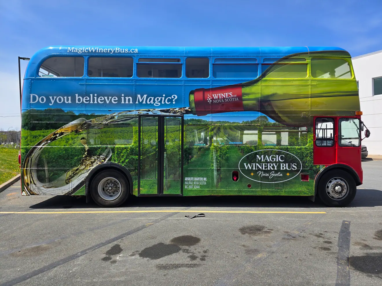 Vehicle wrap project by ProFleet Graphics in Nova Scotia