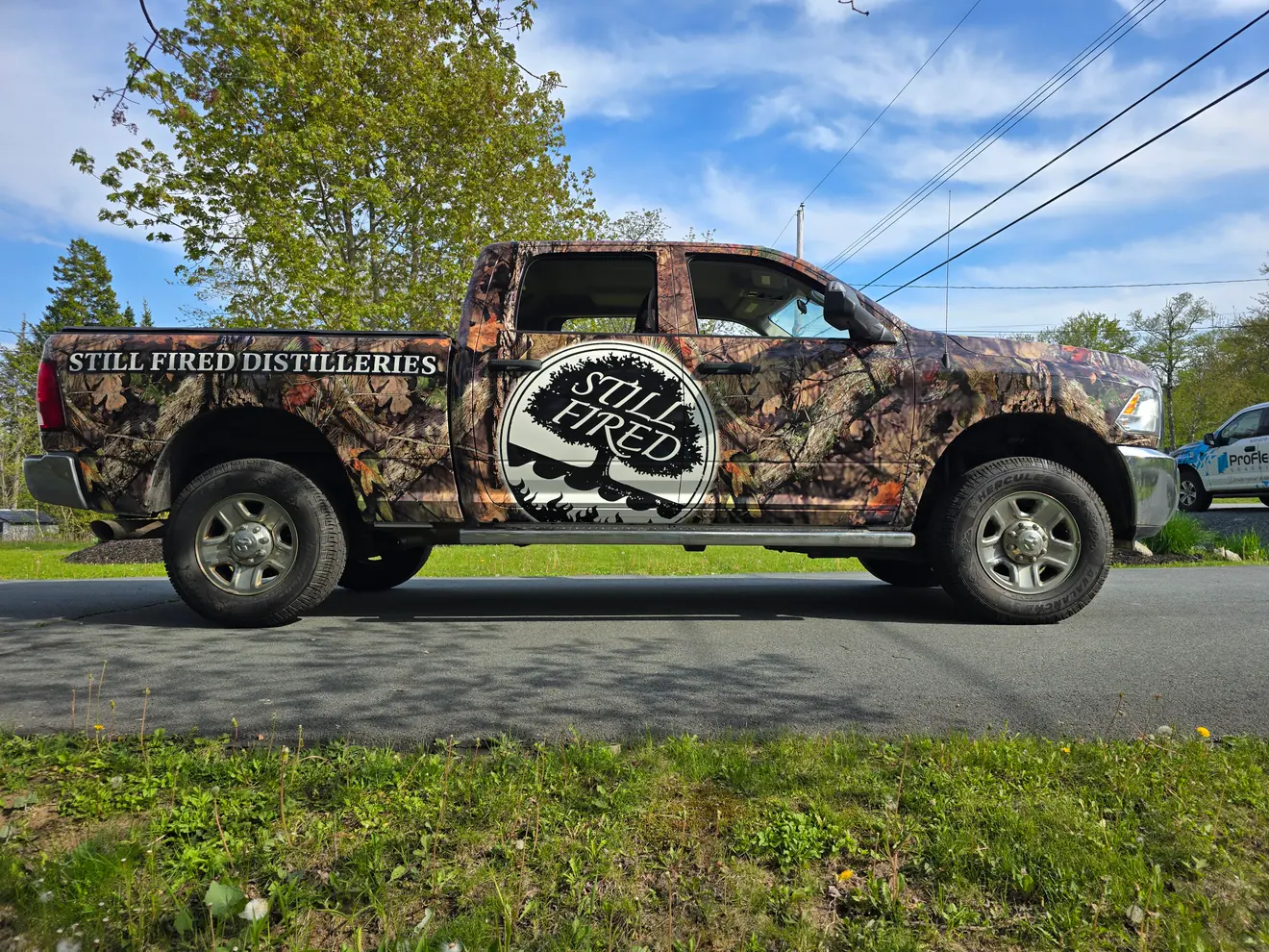 Vehicle wrap project by ProFleet Graphics in Nova Scotia