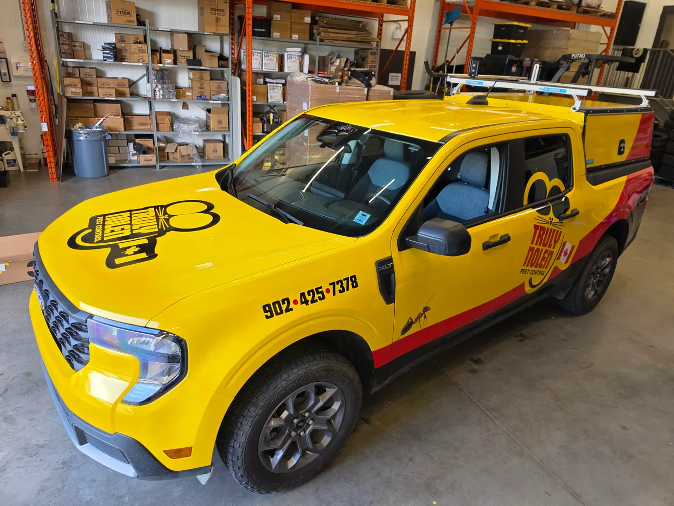 Vehicle wrap project by ProFleet Graphics in Nova Scotia